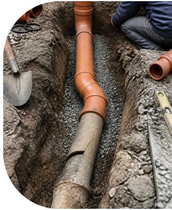 Ремонт наружной канализации в Альметьевске от 5190 р. | АПаруса-Льм
